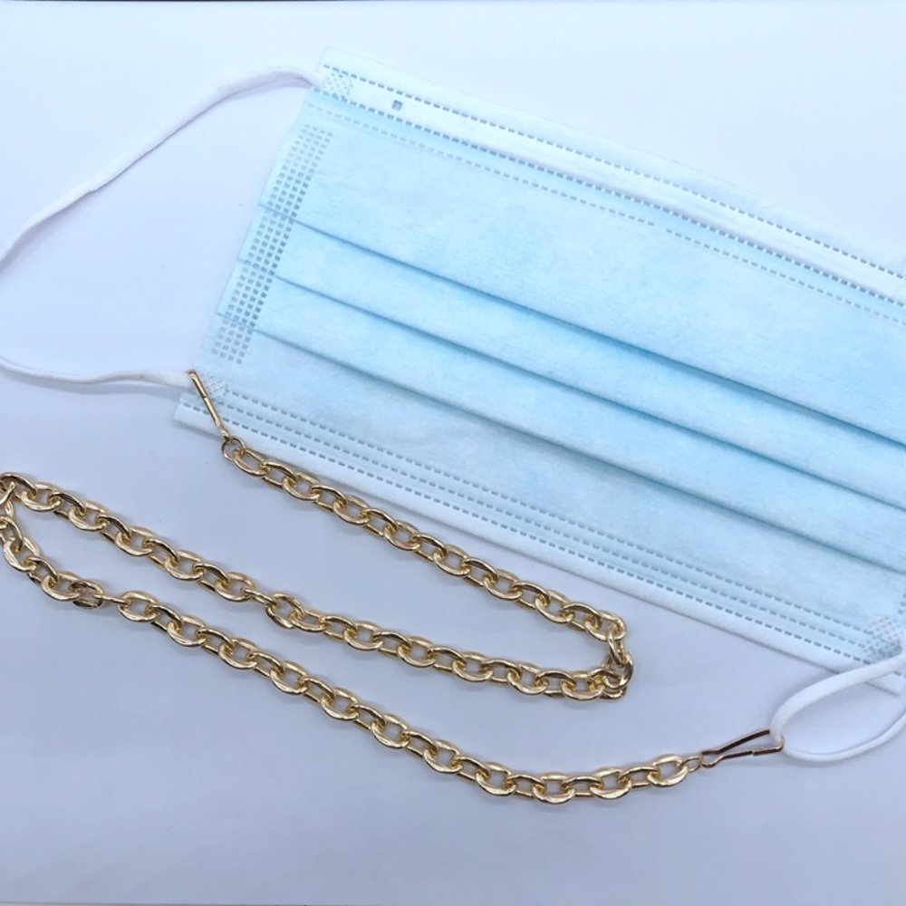 Gold Links Mask Chain